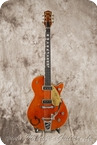 Gretsch-6121 Chet Atkins-1956-Brown Mahogany, Orange Finish