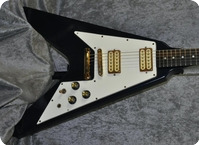 Ibanez 2387 Flying V 1976 Black