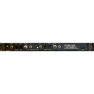 Demeter Tube Direct Di Rackmount Unit Ex Steve Howe Yes Asia 1990s   Black 1990 Black