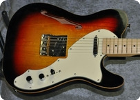 Clern TLE Thinline 69 Custom Ooak One Of A Kind 2024 Sunburst