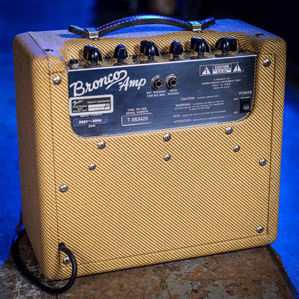 Fender Bronco 1990 Tweed Amp For Sale Denmark Street Guitars