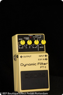 Boss Ft 2 Dynamic Filter (black Label) 1986 Yellow