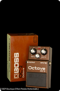 Boss OC 2 Octave (Silver Label) 1990's Brown Effect For Sale