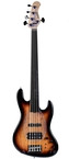 Sadowsky-MetroLine 21 Vintage M/J Bass 5 String Fretless '59 Burst