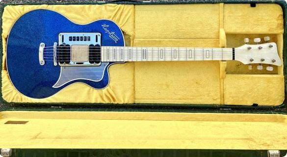 Hagstrom Deluxe 90 1960 Glitter Blue Sparkle