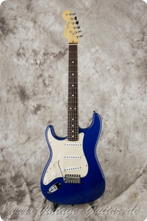 Lefthand Fender Stratocaster Sapphire Blue Transparent