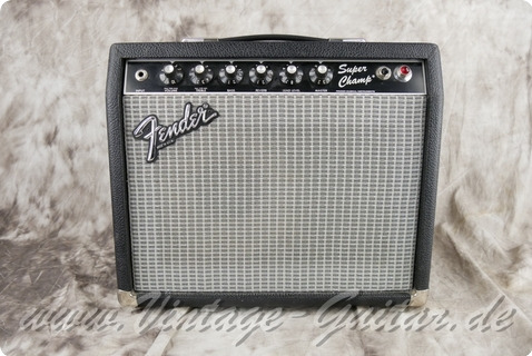 Fender Super Champ 1984 Black
