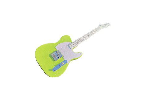 Signature Sound Deluxe E Quire 2025 Lime Green / White / Pink Sparkle