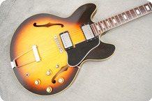 Gibson ES 335 TD 1966 Sunburst refin Neck Overspray Back Of Body