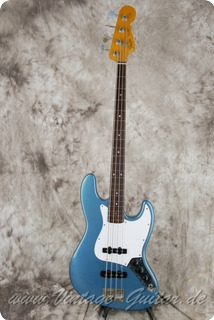 Fender Jazz Bass 1966 Lake Placid Blue Refin.