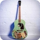 Custom Luthier Produced J45 Styling -Green Handpainted