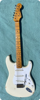 Fender Stratocaster Squier Jv 57' Reissue 1984 Olympic White