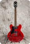 Lefthand-Epiphone Dot ES-335-2004-Cherry