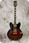 Lefthand-Epiphone Sheraton-1997-Sunburst