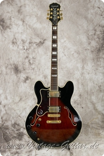 Lefthand Epiphone Sheraton 1997 Sunburst