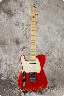 Lefthand Fender Telecaster Std. 2006 Chrome Red