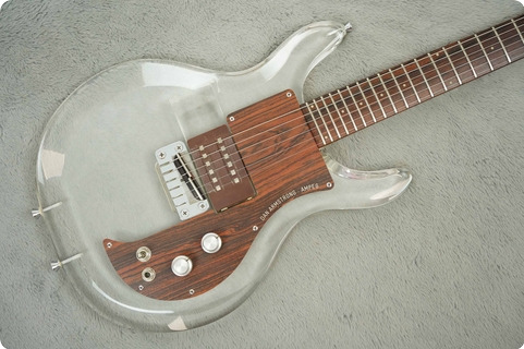 Dan Armstrong (ampeg) Guitars Plexi Ex Curved Air + Ohsc 1971 Original Clear