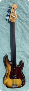 Fender Precision Bass Fretless 1971 Sunburst
