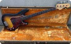 Fender-Precision Bass-1960-Sunburst