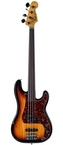 Fender-Fretless Precision Bass 3 Color Sunburst-1978