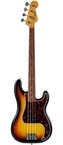 Fender-Precision Bass Sunburst-1965