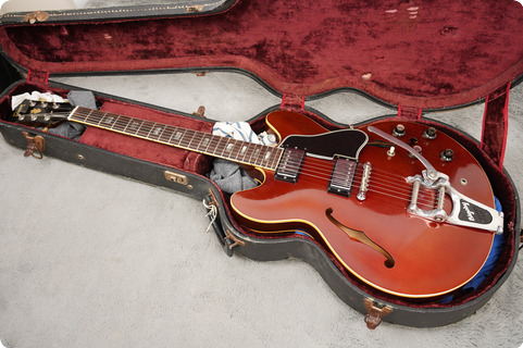 Gibson Es 335 Bigsby 1966 Sparkling Burgundy