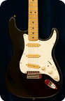 Fernandes Burny-Custom FST-70 All Original MIJ Strat-Style With Rare Bunny Case & GORO “Swoosh” Plate 1975-1975-Black Gloss