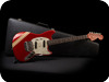 Fender-Mustang Competition Matching Headstock-1970-Candy Apple Red
