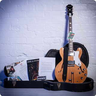 Epiphone Riviera Ex Oasis Be Here Now Tour 1997 Natural