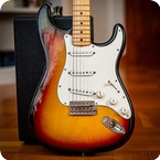 Fender-Stratocaster With Maple Fretboard-1966-Sunburst