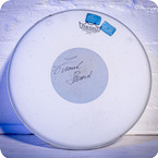 Remo-Drum Skin Tour/Stage Used And Signed By Frank Beard Of ZZ Top-2000-White