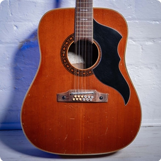 Eko 12 String Ex Graham Nash   The Hollies Csny 1965 Natural