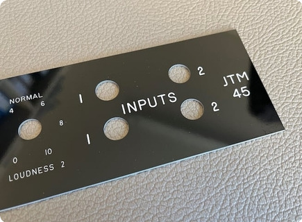Marshall Reproduction Reverse Traffolite Front  Panel For 1963 1965 Jtm45 2022 Black