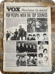 Vox JMI Precision In Sound Newspaper 1960 Newspaper