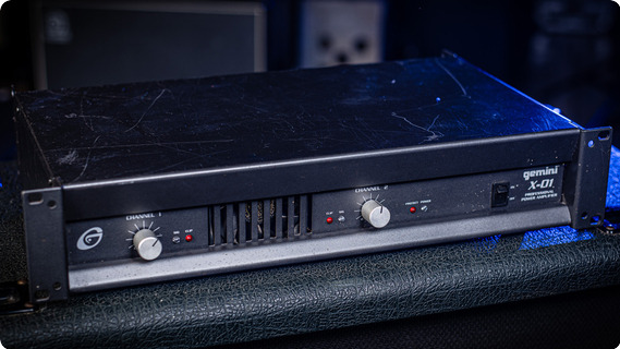 Gemini X 01 Power Amp 1990 Black