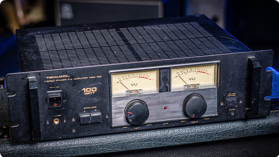 Realistic Mpa 100 Pa Amplifier 1990 Black