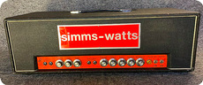 Simms-watts Amps-MK II , British , EL34s , Mick Ronson , Arctic Monkeys-1970-Black