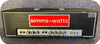 Simms-watts Amps-MK I Head , British Valve-1970-Black