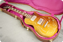 Gibson Billy Gibbons Pinstripe Goldtop Aged Signed 2014 Goldtop Aged Pinstripe Design