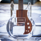 Dan Armstrong-Plexi Lucite Guitar Ex Gilby Clarke GUNS 'N' ROSES-1971-Clear