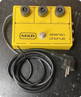 Mxr Stereo Chorus 1979 Yellow