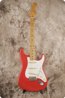 fender-Stratocaster 50s Road Worn-2021-Fiesta red Fender Stratocaster 50s Road Worn 2021 Fiesta Red