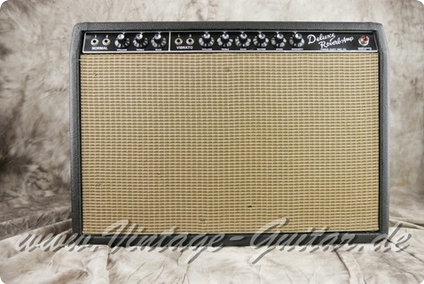 Fender Deluxe Reverb 1964 Black Tolex