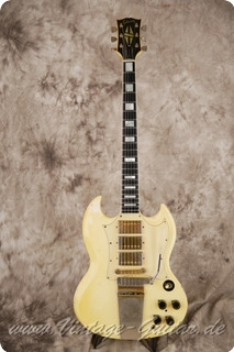Gibson Sg Custom 1970 Polaris White Refinished