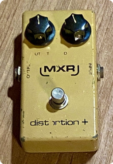 Mxr Distortion+ 1979 Blok Logo