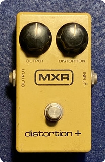 Mxr Distortion + 1978 Yellow