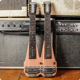 Rickenbacker-Rickenbacker D16 Dual Neck Lapsteel Copper 1940-1940-Copper Rickenbacker Rickenbacker D16 Dual Neck Lapsteel Copper 1940 1940 Copper