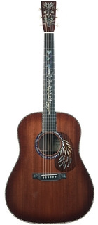 martin-Custom Shop DSS Hops & Barley Flamed Walnut Sinker Redwood-2022 Martin Custom Shop Dss Hops & Barley Flamed Walnut Sinker Redwood 2022