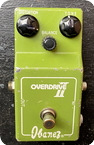 Ibanez-IBANEZ OVERDRIVE II Script Logo-1976-Green Box