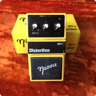 Nobels Dt 1 Distortion Pedal 1990s Yellow Yellow